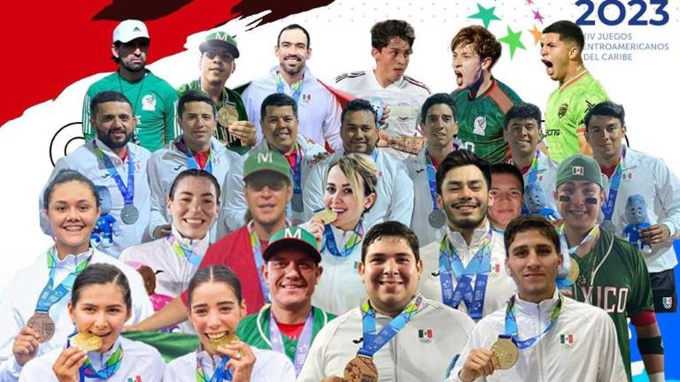 Los medallistas sinaloenses en JCC 2023.