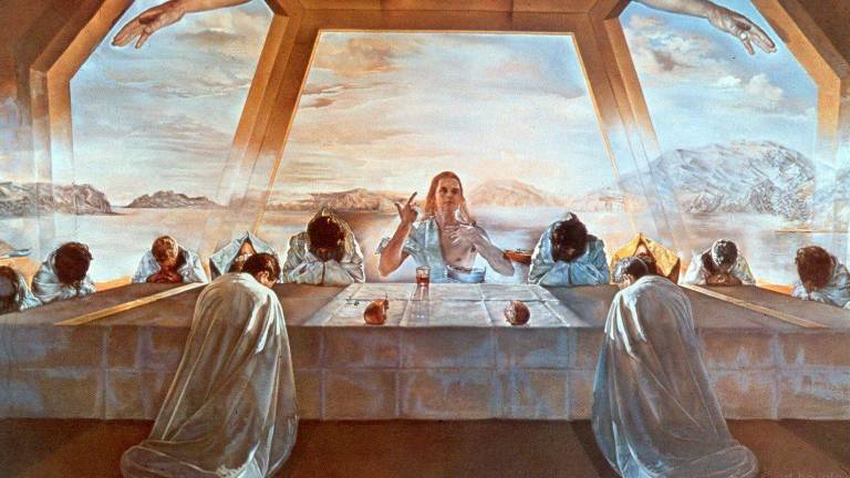 Salvador Dalí “El Sacramento de la Última Cena” 1955, óleo 1.65 x 2.5 m.