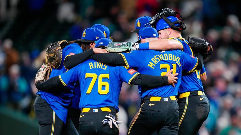 Marineros celebra su triunfo.