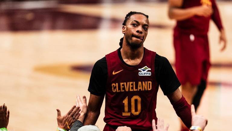 Darius Garland cerró fuerte el encuentro para los Cavaliers.
