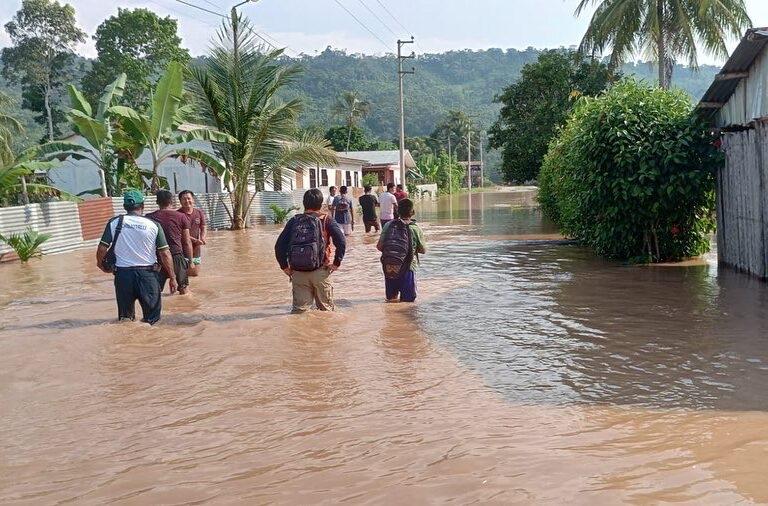 $!Inundaciones en San Martín, Perú.