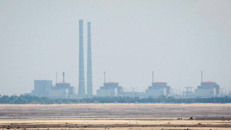 Una imagen de la central nuclear de Zaporizhia, Ucrania.
