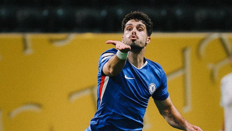 Pedro Neto abrió el marcador por el Chelsea en el primer tiempo, ante el LAFC.