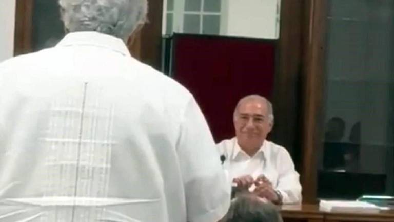 Un Magistrado reclama al Ministro Alberto Gelacio Pérez Dayán por votar a favor de la reforma al Poder Judicial.