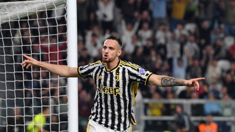 Federico Gatti anota por la ‘Juve’.
