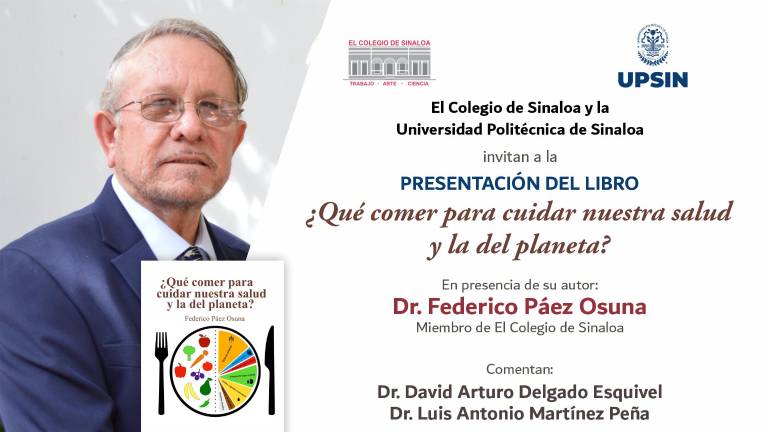 Federico Páez Osuna presentará su libro