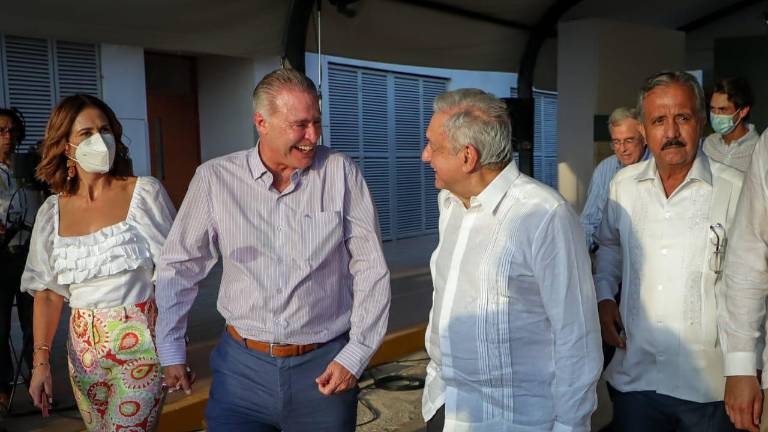 Quirino Ordaz Coppel y el Presidente Andrés Manuel López Obrador.