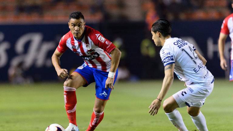 Atlético de San Luis es el último sitio del cociente.