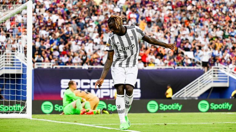 Moise Kean fue la figura de la Juventus, que empató 2-2 ante Barcelona.