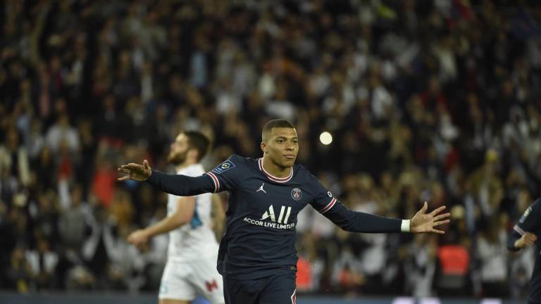 Kylian Mbappé anota el gol del triunfo del PSG.