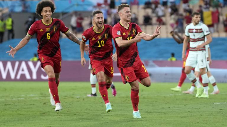 Bélgica logró la victoria sobre Portugal para instalarse en los cuartos de final del torneo europeo.