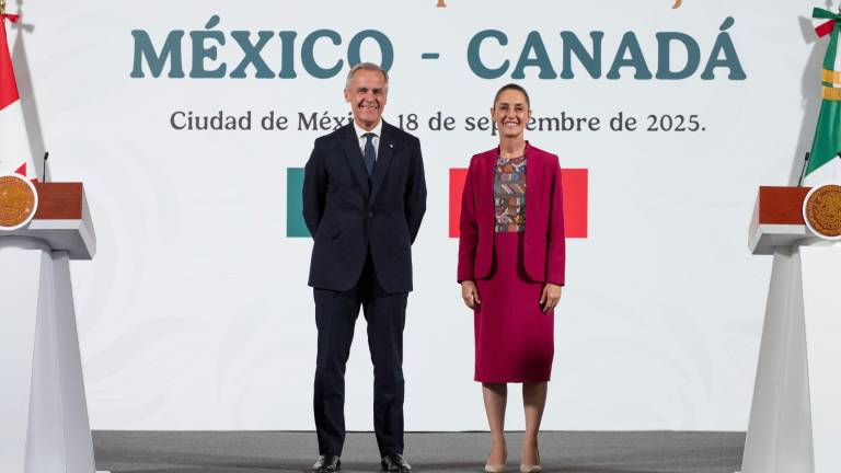 Durante su encuentro en Palacio Nacional, Mark Carney y Claudia Sheinbaum acordaron reforzar la cooperación en seguridad y comercio.