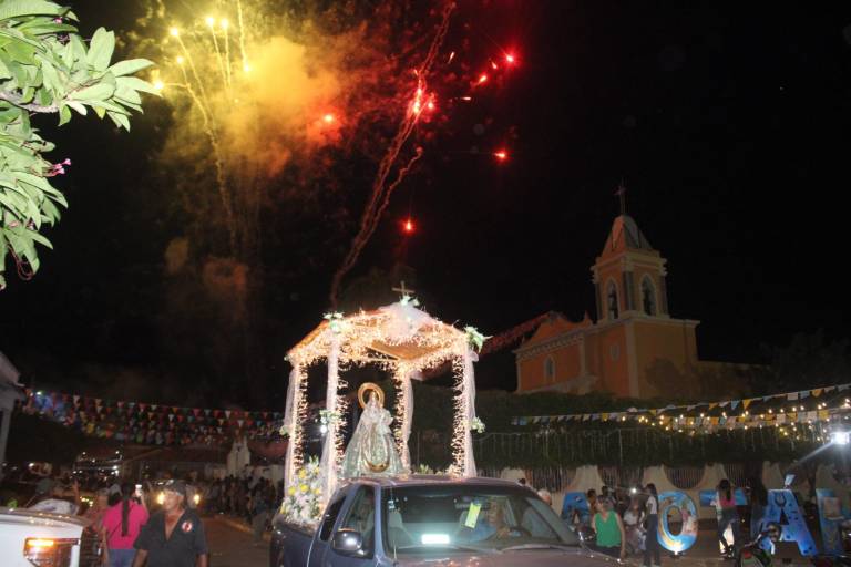 Celebran en Cacalotán fiesta patronal de la Virgen de Loreto