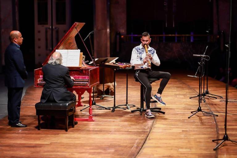 Estrena Horacio Franco obra del culiacanense Samuel Murillo, en Bellas Artes