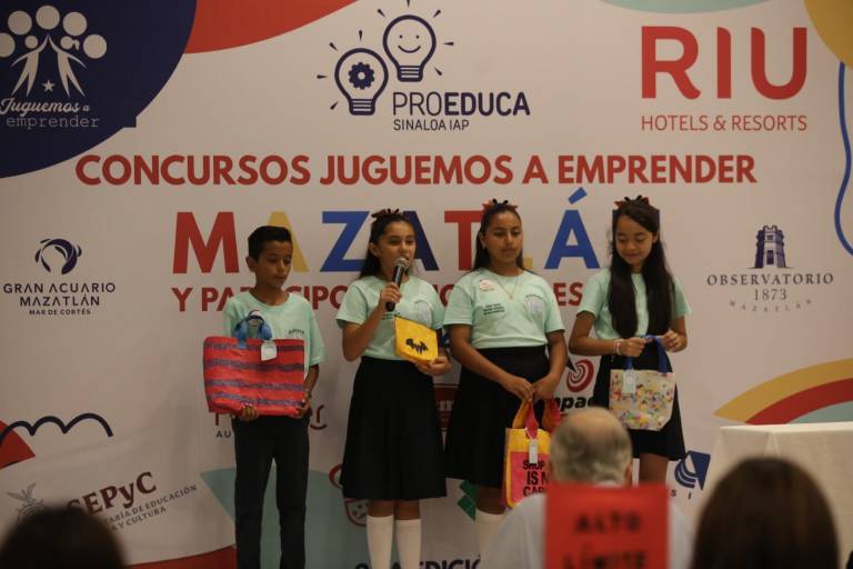 Celebran colorido concurso ‘Juguemos a Emprender’, en Mazatlán