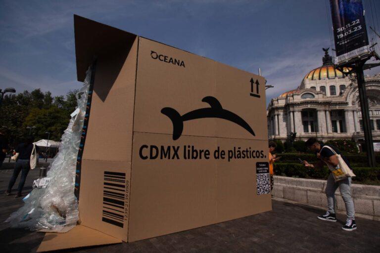 $!Oceana ha impulsado campañas por la disminución de plásticos de un solo uso en la Ciudad de México.