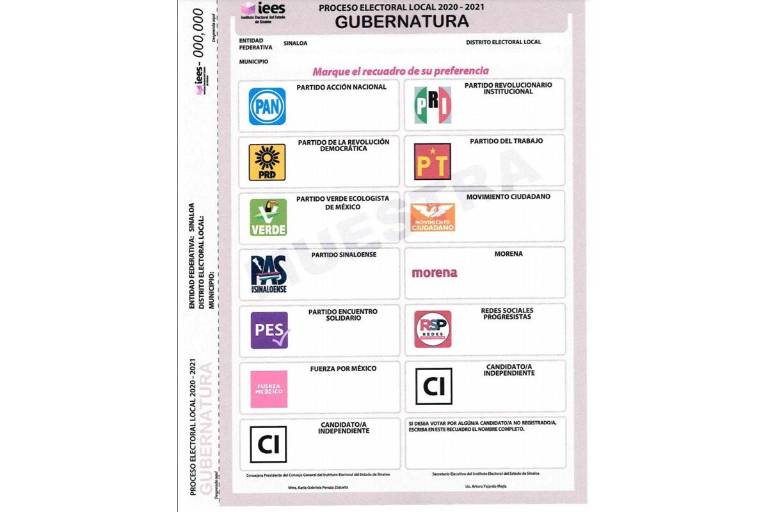 #SinaloaVerifica: ¿Confundido con las alianzas y las declinaciones? Aquí una guía sobre lo que verás en la boleta