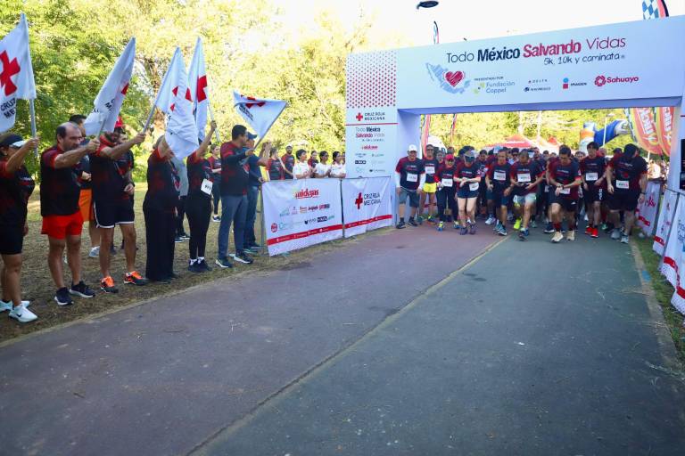 Todo un éxito en Culiacán la carrera de la Cruz Roja ‘Todo México Salvando Vidas’