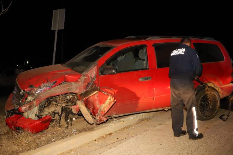 Se registran dos accidentes automovilísticos la noche del domingo en Mazatlán
