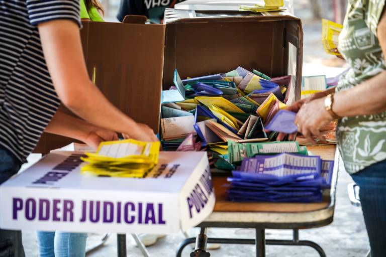 En el sur de Culiacán, casilla habría sido rellenada con boletas de elección de Tribunal de Disciplina Judicial