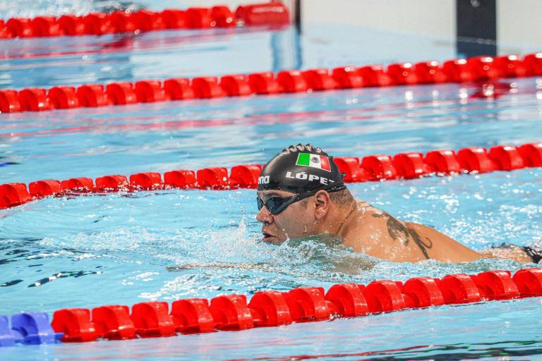 Naomi Ortiz y Diego López, disputan las finales sin mayor éxito en la para natación de París 2024