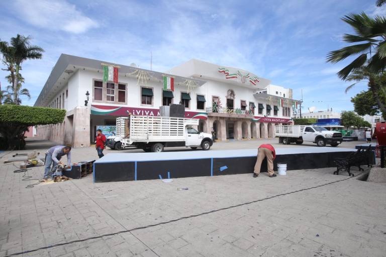 Alistan la celebración del Grito de Independencia en Mazatlán este 15 de septiembre