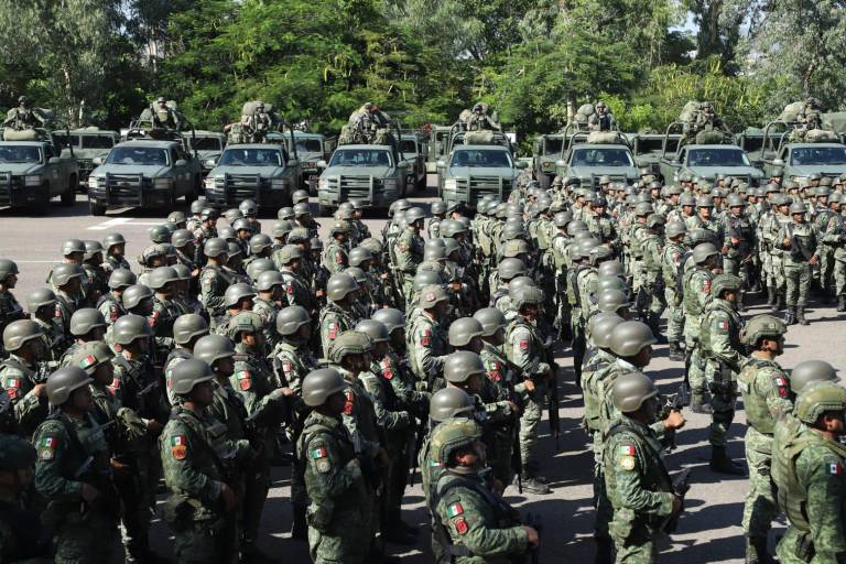 Llegan 600 elementos del Ejército para reforzar la seguridad en Sinaloa