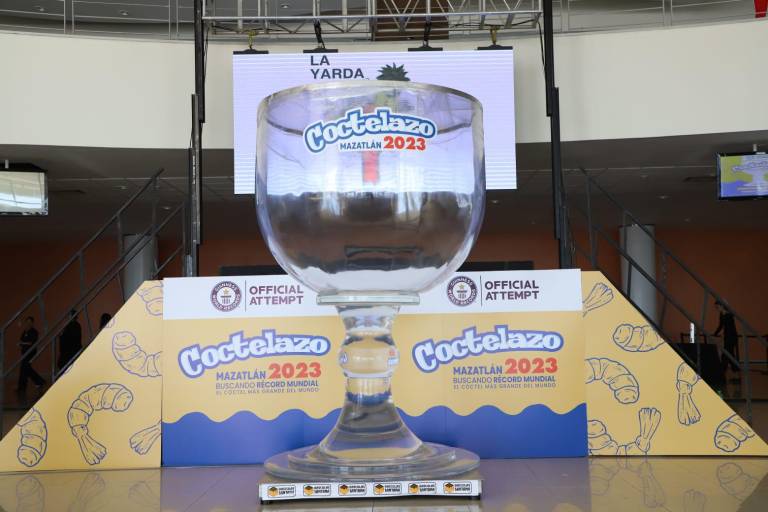 Listos en Mazatlán para preparar el Coctelazo 2023, buscan recuperar Récord Guinness