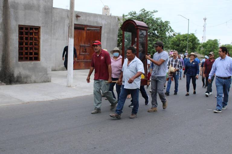 Productores realizan peregrinación en Escuinapa; piden para tener suficiente agua en la Presa ‘El Peñón’