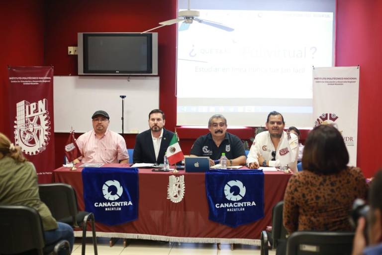 Promueven IPN y Canacintra educación ‘polivirtual’ en Mazatlán