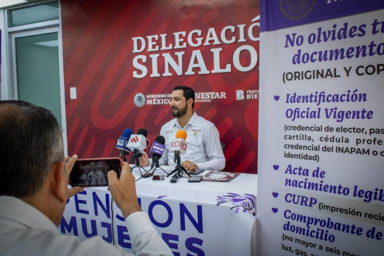 Bienestar Sinaloa inicia registro de pensiones para mujeres de 60 a 64 años