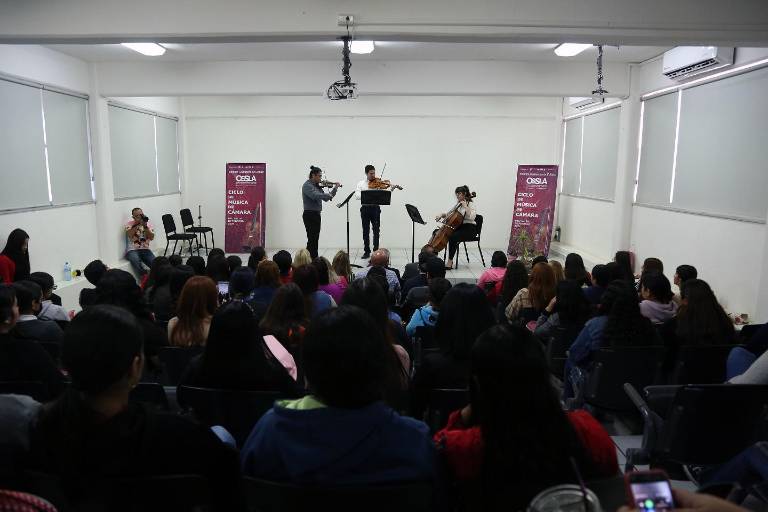 Aplauden la música de cámara de la OSSLA en la UPES
