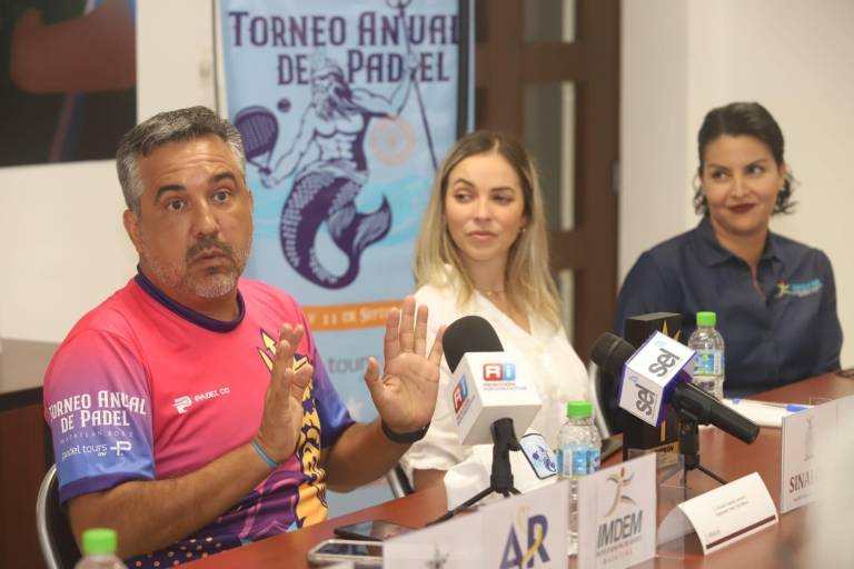 Preparan Torneo Anual de Pádel en Mazatlán