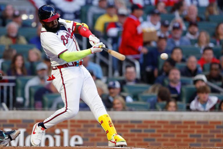 Marcell Ozuna se unió a Chipper Jones y Dale Murphy con su increíble arranque de temporada