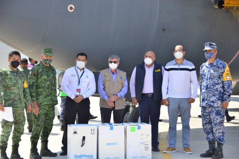 Sinaloa recibe 14 mil vacunas contra Covid-19, para aplicar segunda dosis a adultos mayores de Salvador Alvarado