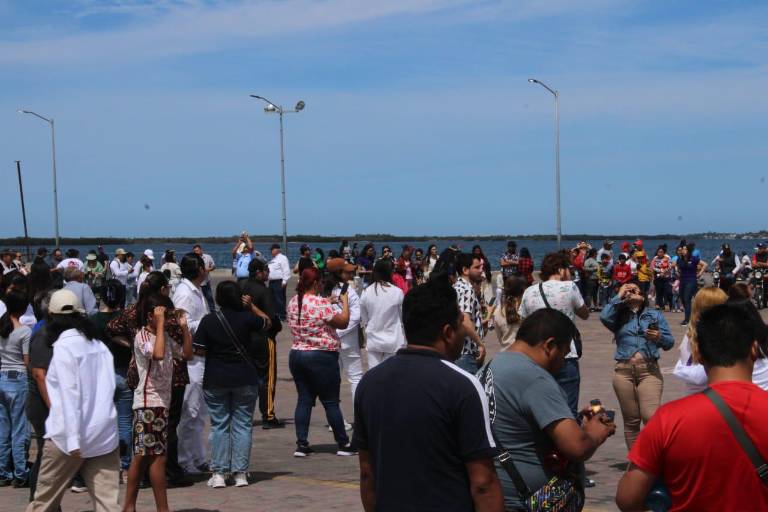 Reciben desde Altata a eclipse solar con ritual, danzas y juego de ulama