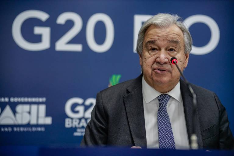 Guterres insta al G20 a liderar la solución de los problemas mundiales