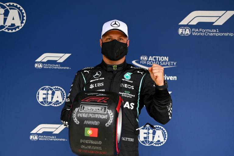 Valtteri Bottas se lleva la pole en el GP de Portugal