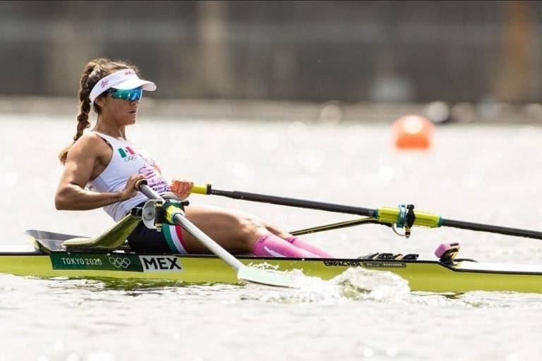 Califica remera Kenia Lechuga a final C en Juegos Olímpicos de Tokio 2020