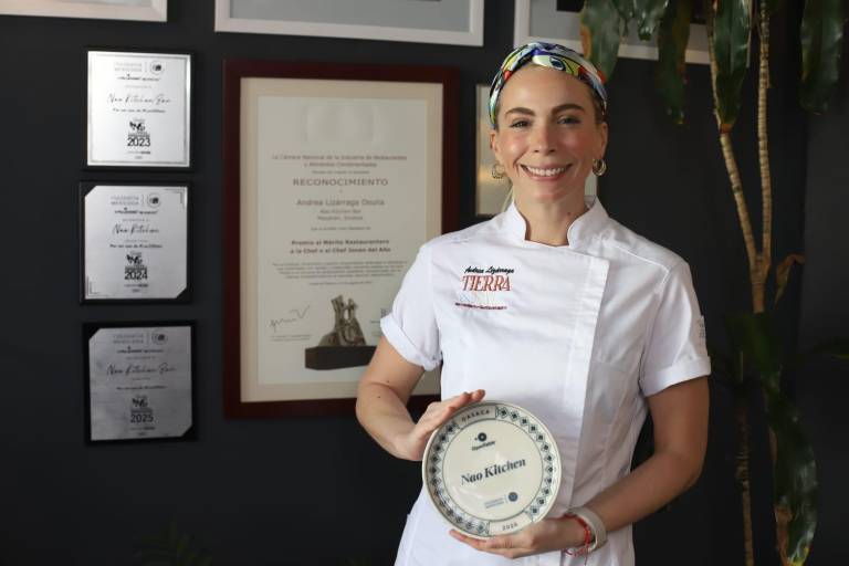 Refrenda chef Andrea Lizárraga su arte gastronómico; logra por tercer año estar entre las mejores 250 de México