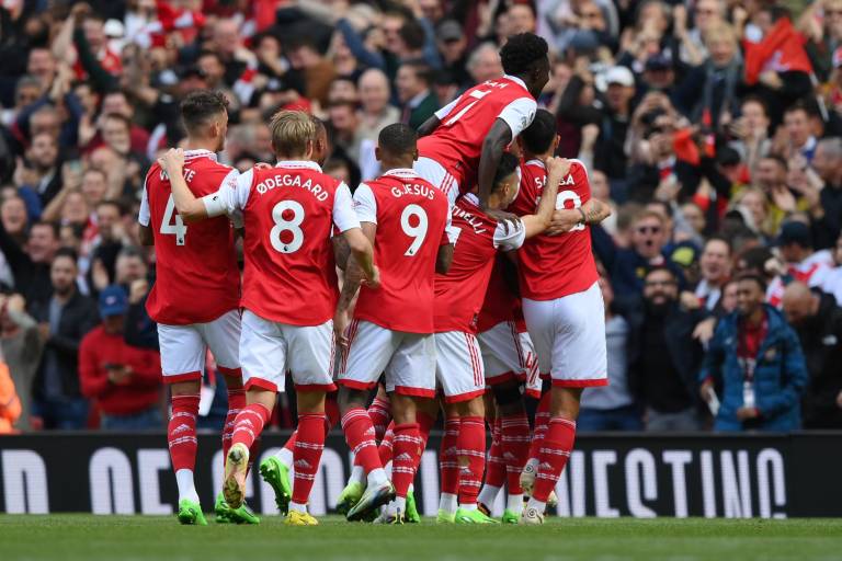 El Arsenal, de la dupla Martinelli-Gabriel Jesús, va en serio al vencer al Tonttenham
