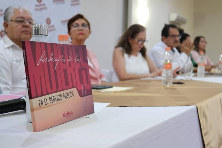 Morena Sinaloa presenta libro ‘Los desafíos de las mujeres en el servicio público’