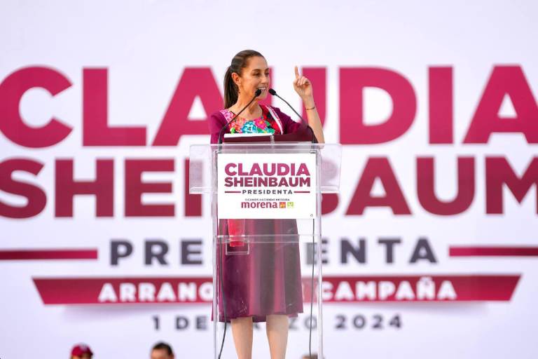 Que siga la corrup... que siga la transformación, dice Sheinbaum en su discurso de arranque
