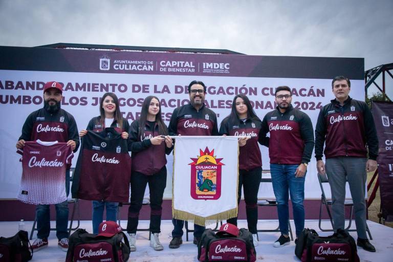 Abanderan a delegación de Culiacán para Estatal de los Juegos Conade