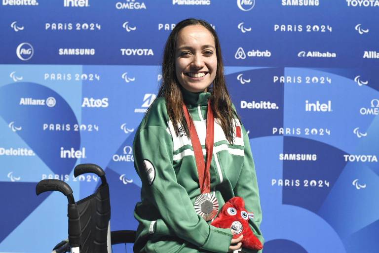 Haidee Aceves gana su segunda medalla en la paranatación de París 2024