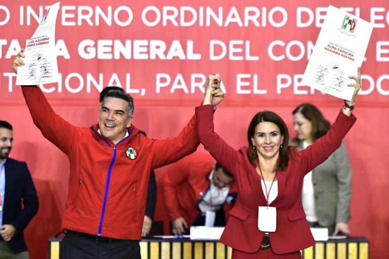 Alejandro Moreno es reelegido como líder nacional del PRI con el 97.3% de los votos