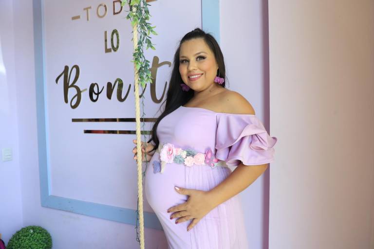 Brisa del Mar, en la dulce espera de su hija Niara