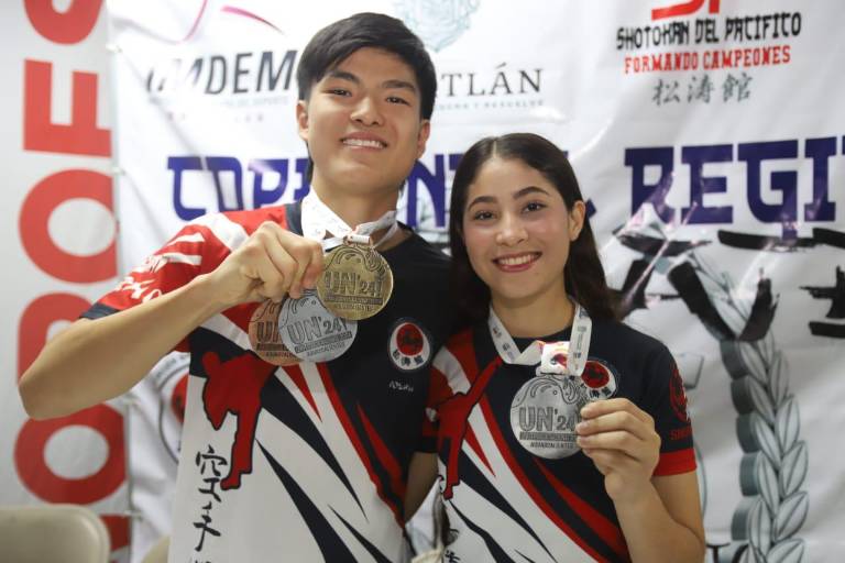 Resaltan medallistas nacionales importancia de Copa de Karate Datemex en su formación