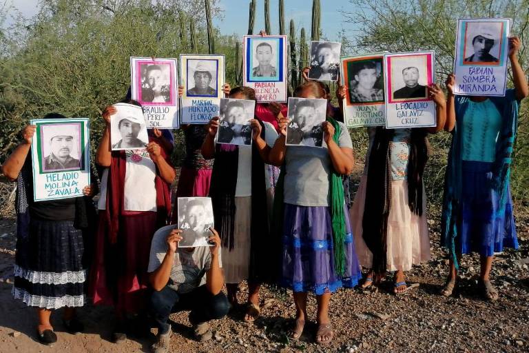 Las mujeres en resistencia los buscan