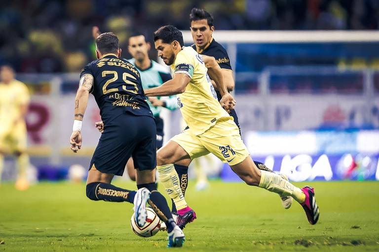 Pumas le sacó un empate al América en el Azteca
